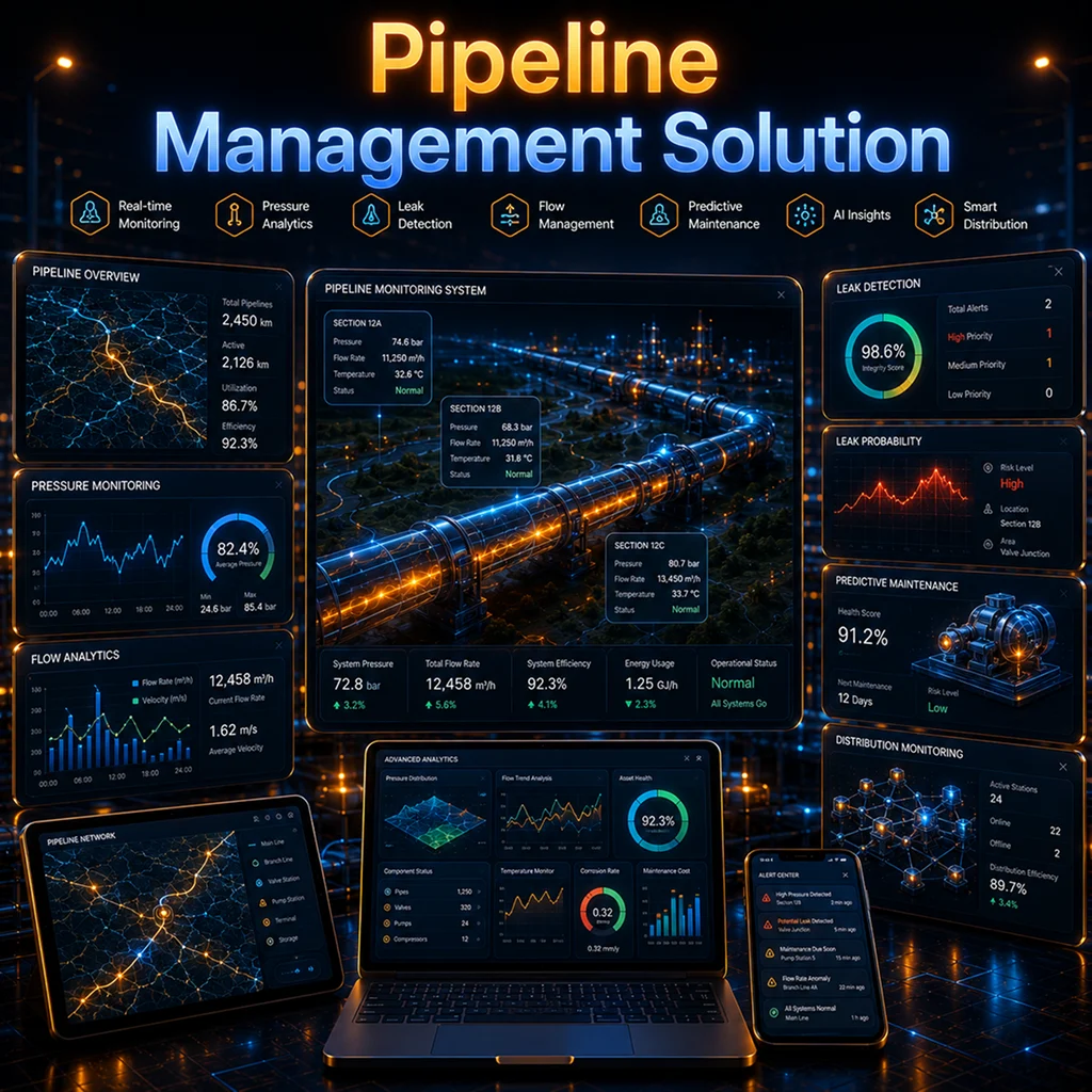 Pipeline tracking and management systems